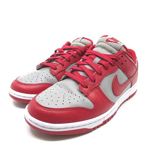 中古】ナイキ NIKE ダンク ロー レトロ DUNK LOW RETRO スニーカー DD1391-002 グレー レッド 26.5cm  メンズの通販はau PAY マーケット - ブランド古着のベクトル | au PAY マーケット－通販サイト