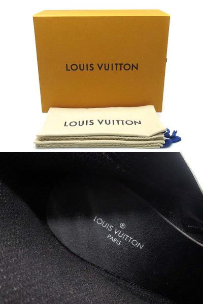 【中古】ルイヴィトン LOUIS VUITTON シルエットライン アンクル ブーツ ラバー モノグラム レインブーツ 1A66W8 ブラック 黒  36 約23cm｜au PAY マーケット