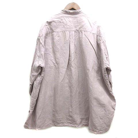 中古】ネストローブ nest Robe リネン ハイカウント バンドカラー