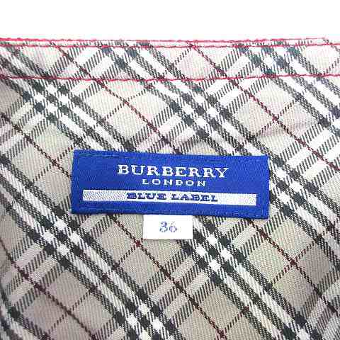 中古】バーバリー ロンドン BURBERRY LONDON 巻きスカート風 ウール