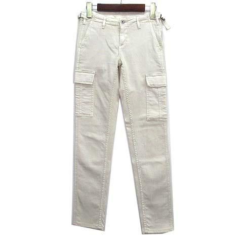【中古】エージー AG スキニー カーゴ パンツ ストレッチ ライトベージュ 25 レディース
