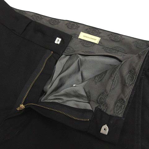 【中古】イエスタデイズ トゥモロウ YSTRDY'S TMRRW ディッキーズ Dickies スラックス パンツ PRAIRIE SLACKS  ブラック 黒 30 YT-P0851｜au PAY マーケット