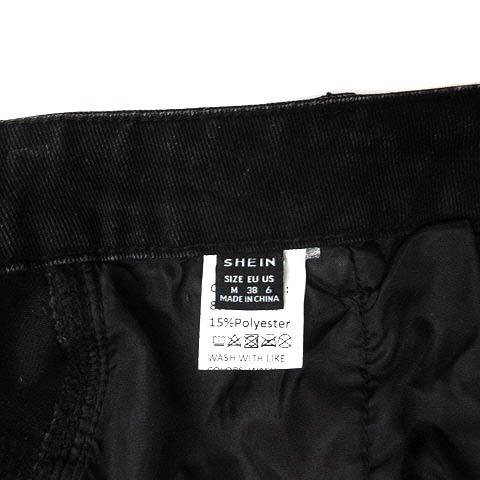 中古】WAKE JEANS SHEIN デニム タック ワイド カーゴパンツ ハイ