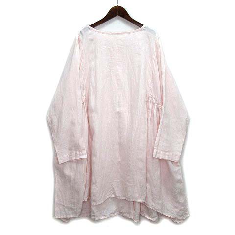 中古】ネストローブ nest Robe 2023AW リネン ギャザリング チュニック 長袖 01233-1411 ピンク F 美品  レディースの通販はau PAY マーケット - ブランド古着のベクトル - トップス