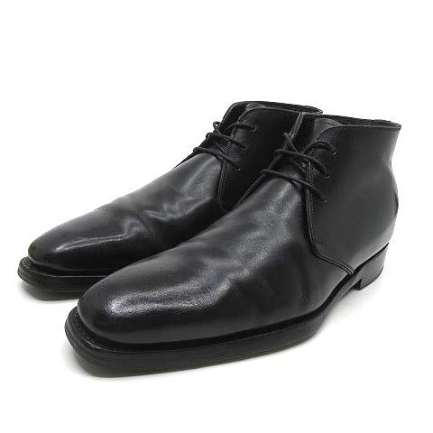 i.様ご依頼用 中古】メッカリエロ MECCARIELLO レザー チャッカ ブーツ