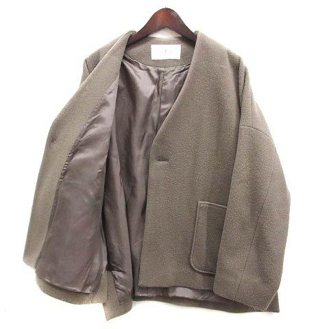 中古】ネストローブ nest Robe ウール モッサー ジャケット ノー
