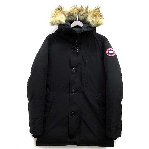 【中古】カナダグース CANADA GOOSE ジャスパーパーカ ダウン ジャケット コヨーテファー 3438JM 2020AW ブラック 黒 S サザビーリーグ