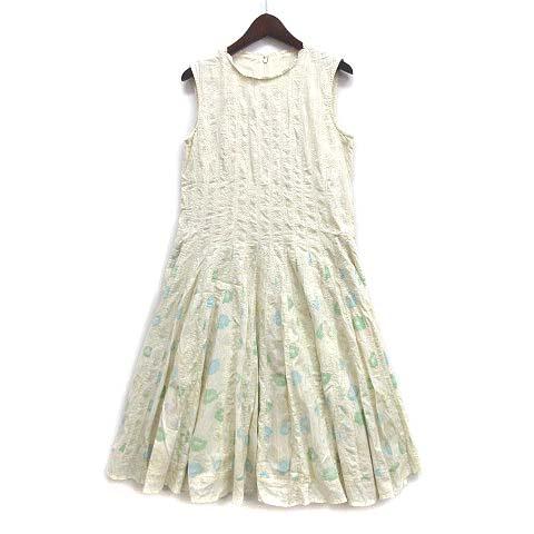 【中古】シェリーラファム Cherir la femme 組み立て ハギハギ ワンピース うさぎ 総柄 ナチュラル M レディースの通販は 5,000円