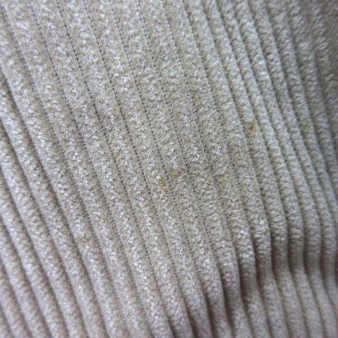 【中古】フランス製 太畝 コーデュロイ ジャケット ブルゾン ベージュ ヴィンテージ PRESTILジップ メンズ 中古】フランス製 太畝 コーデュロイ ジャケット ブルゾン ベージュ