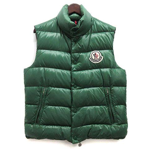 中古】モンクレール MONCLER チベット TIBET ダウン ベスト ビッグロゴ ワッペン 羽毛100％ グリーン 緑 1 メンズの通販はau  PAY マーケット - ブランド古着のベクトル | au PAY マーケット－通販サイト