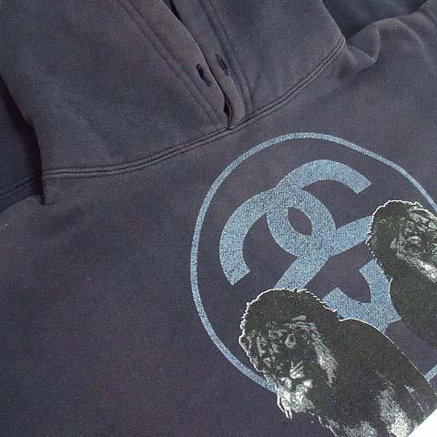 中古】ステューシー STUSSY 紺タグ USA製 SSリンク ダブル ライオン