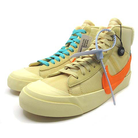 【中古】ナイキ NIKE オフホワイト Off-White ブレーザー ミッド THE 10 BLAZER MID ALL HALLOWS EVE スニーカー AA3832-700 27cm ☆AA★