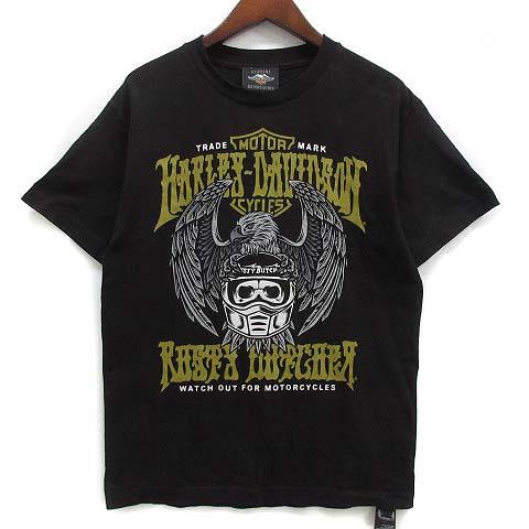 【中古】ハーレーダビッドソン HARLEY DAVIDSON ラスティブッチャー イーグル ショートスリーブ Tシャツ 半袖 ブラック 黒 96485-20VMの通販は 5,934円