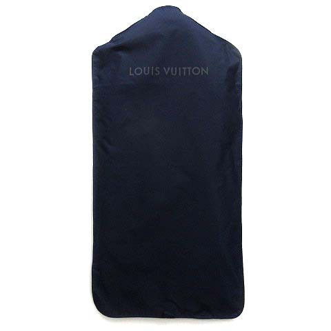 【中古】ルイヴィトン LOUIS VUITTON ダブルフェイス コート 襟ラムファー ウール アンゴラ カシゴラ ネイビー 36 レディース