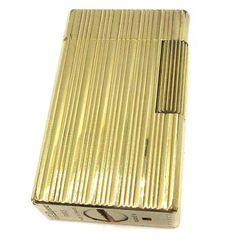 S.T.Dupont デュポン ライン1 ガスライター 漆 都彭 ゴールド レッド 赤 喫煙具 ☆ ガスライター シルバーカラー ヴィンテージライター S.T.