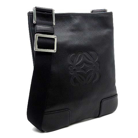 ロエベ ショルダーバッグ クロスボディ 斜め掛け アナグラム ロゴ型押し