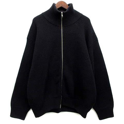 【中古】シュタイン stein OVERSIZED DRIVERS KNIT ZIP JACKET ドラバーズ ニット ジャケット M ダークネイビー 535 メンズの通販は