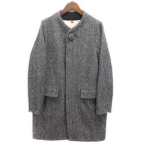 中古】パラスパレス Pallas Palace ウール カシミヤ ヘリンボーン ノー 