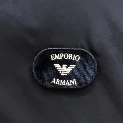 【中古】エンポリオアルマーニ EMPORIO ARMANI パッカブル 中綿 フーディ ジャケット ジップアップ リュック付 6H2BG6 1NTZZ ネイビー M 中古】エンポリオアルマーニ EMPORIO ARMANI パッカブル 中綿 フーディ