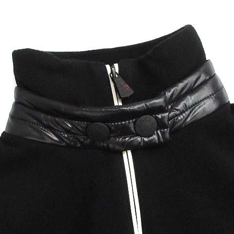 【中古】モンクレール グルノーブル MONCLER GRENOBLE 2023AW フリース 切替 ハーフジップ プルオーバー MAGLIA A LUPETTO CON ZIP 黒 S 中古】モンクレール グルノーブル MONCLER GRENOBLE 2023AW フリース