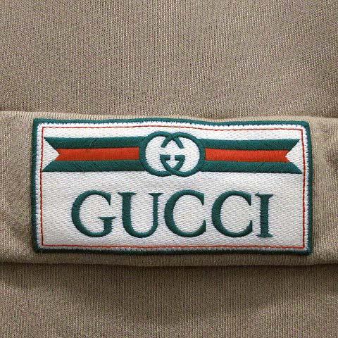 GUCCI グッチ　スウェット　Mサイズ　ヴィンテージ加工 GUCCI】グッチ『ヴィンテージロゴ タイガー 長袖スウェット