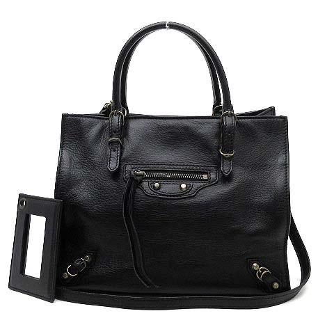BALENCIAGA バレンシアガ ミニペーパー バッグ ブラック 黒 バレンシアガ ペーパーミニ ブラック バッグ