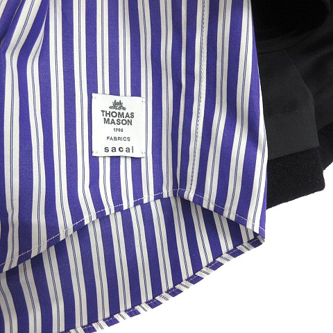 中古】サカイ sacai シャツ&スカート ミニ ドレス ワンピース