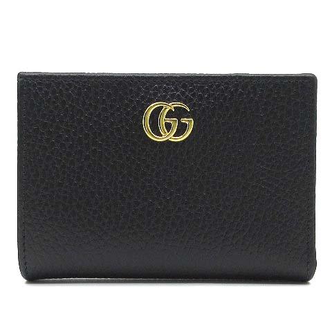 中古】グッチ GUCCI 日本限定 GGマーモント 二つ折り 財布 中古】グッチ GUCCI 日本限定 GGマーモント 二つ折り 財布