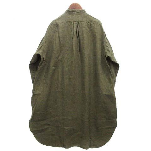 中古】スズキ タカユキ suzuki takayuki バンドカラー リネン 中古】スズキ タカユキ suzuki takayuki バンドカラー リネン