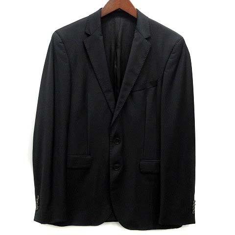 【中古】ヒューゴボス HUGO BOSS クリエイトユアルック Create Your Look スーツ セット ストレッチ 2B ジャケット パンツ ブラック 44_1