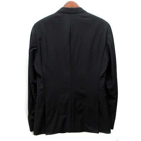 【中古】ヒューゴボス HUGO BOSS クリエイトユアルック Create Your Look スーツ セット ストレッチ 2B ジャケット パンツ ブラック 44_2