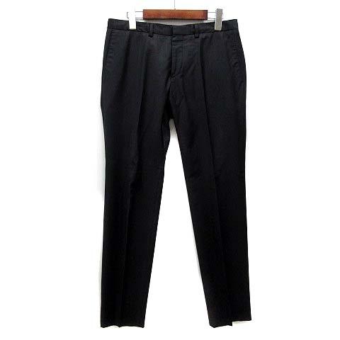 【中古】ヒューゴボス HUGO BOSS クリエイトユアルック Create Your Look スーツ セット ストレッチ 2B ジャケット パンツ ブラック 44_3