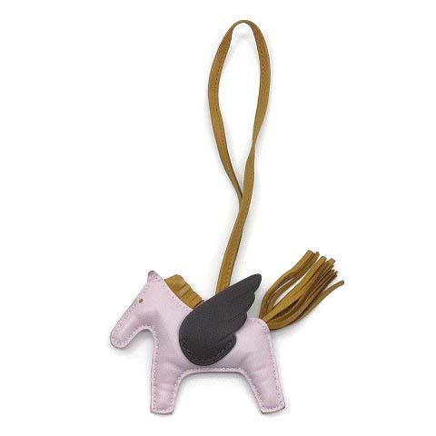 【中古】エルメス HERMES ロデオ ペガサス PM バッグチャーム アニョーミロ モーヴペール セサミ エベーヌ U刻印 2022年