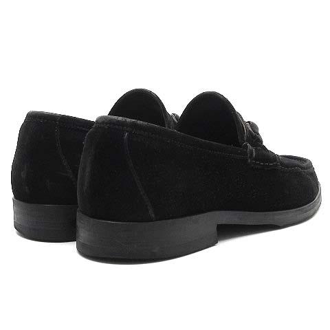 【美品】GUCCI ホースビット ローファー スウェード ブラック 24cm 美品◎イタリア製 GUCCI グッチ 101 6105 レディース ホースビット