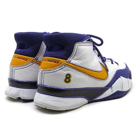 【中古】ナイキ NIKE コービー 1 プロトロ KOBE 1 PROTRO Champions Think 16 スニーカー AQ2728-101 パープル 27.5cm ☆AA★ メンズ