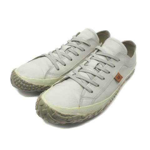 【中古】スピングルムーブ SPINGLE MOVE パナレーサー Panaracer コラボ カンガルーレザー スニーカー アイボリー L 約26〜26.5cm メンズ