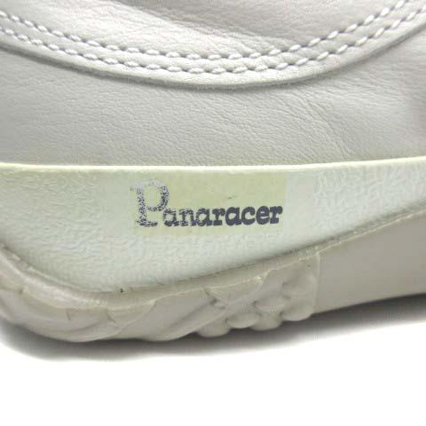 【中古】スピングルムーブ SPINGLE MOVE パナレーサー Panaracer コラボ カンガルーレザー スニーカー アイボリー L 約26〜26.5cm メンズ