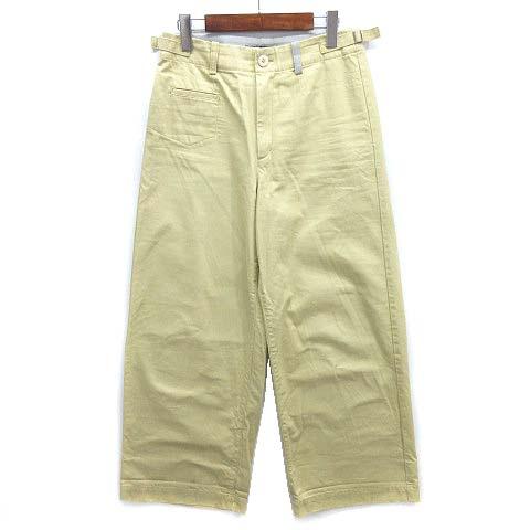 【中古】パラスパレス Pallas Palace ワイド パンツ イエロー 黄 3 FPT24048A レディース