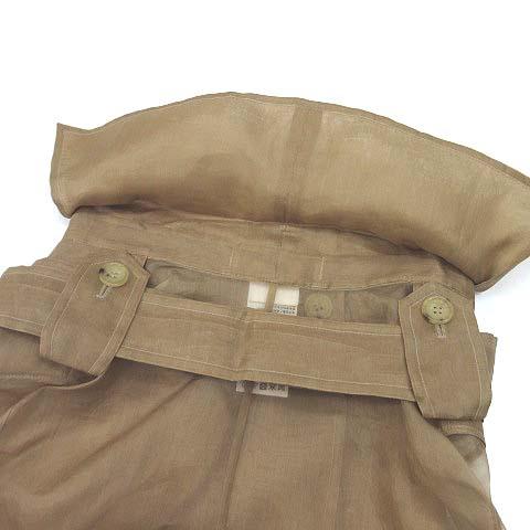 中古】マックスマーラ MAX MARA シルク オーガンジー シアー トレンチ