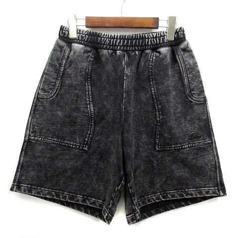 【中古】未使用品 ダイム DIME 2025SS サイクロン スエット ショーツ パンツ Cyclone French Terry Shorts Black ブラック 黒 XS メンズ