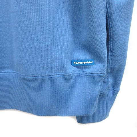 【中古】エフシーレアルブリストル F.C.Real Bristol FCRB AUTHENTIC LOGO SWEAT HOODIE ロゴ パーカー L ブルー FCRB-220055 美品