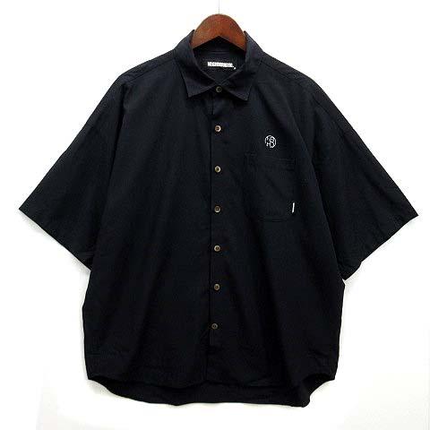 【中古】ネイバーフッド NEIGHBORHOOD OVER/RE SHIRT オーバーサイズ シャツ S 紺 ネイビー 22SS 221SPNH-SHM03 メンズ
