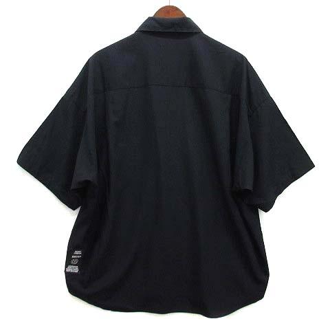 【中古】ネイバーフッド NEIGHBORHOOD OVER/RE SHIRT オーバーサイズ シャツ S 紺 ネイビー 22SS 221SPNH-SHM03 メンズ_1