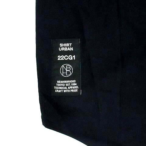 【中古】ネイバーフッド NEIGHBORHOOD OVER/RE SHIRT オーバーサイズ シャツ S 紺 ネイビー 22SS 221SPNH-SHM03 メンズ_5
