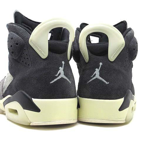 【中古】ナイキ NIKE ウィメンズ エアジョーダン 6 レトロ WMNS AIR JORDAN 6 RETRO スニーカー CK6635-001 ブラック グレー 26cm_4