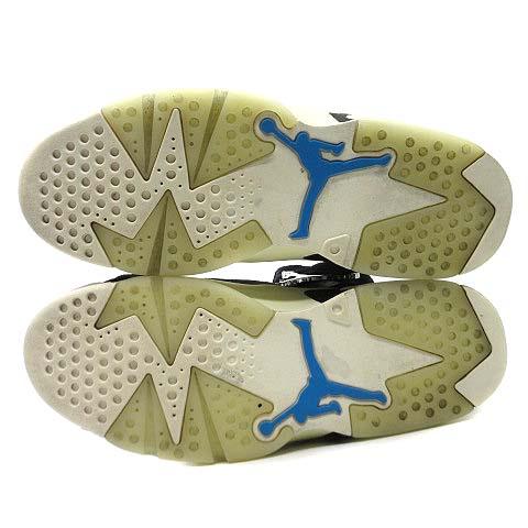 【中古】ナイキ NIKE ウィメンズ エアジョーダン 6 レトロ WMNS AIR JORDAN 6 RETRO スニーカー CK6635-001 ブラック グレー 26cm_6