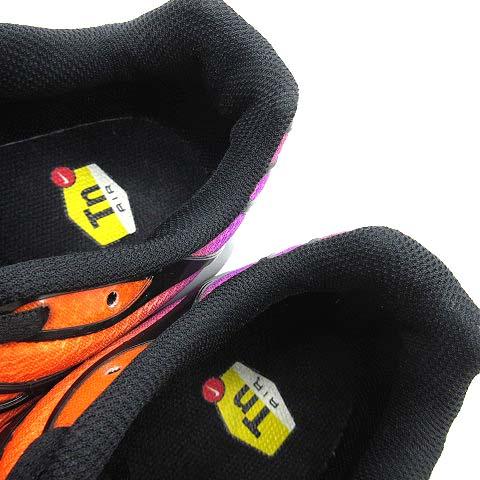 【中古】ナイキ NIKE エアマックス プラス AIR MAX PLUS スニーカー DM0032-014 デザートサンセット オレンジ パープル 27.5cm メンズ
