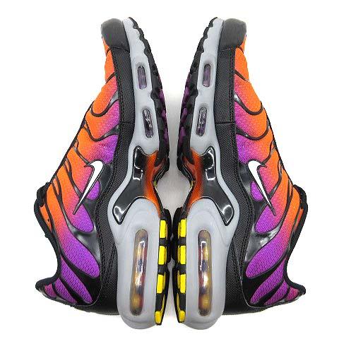 【中古】ナイキ NIKE エアマックス プラス AIR MAX PLUS スニーカー DM0032-014 デザートサンセット オレンジ パープル 27.5cm メンズ