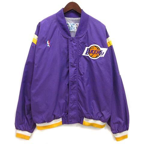 Starter NBA ロサンゼルス・レイカーズ アノラックナイロンジャケット Men's Los Angeles Lakers Starter Black Blackout Breakaway Hooded