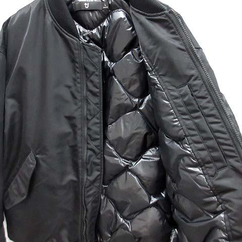UNIQLO +Jジルサンダー オーバーサイズブルゾン MA-1 black L